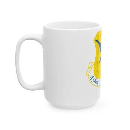 436th Airlift Wing (U.S. Air Force) White Coffee Mug - Go Mug Yourself