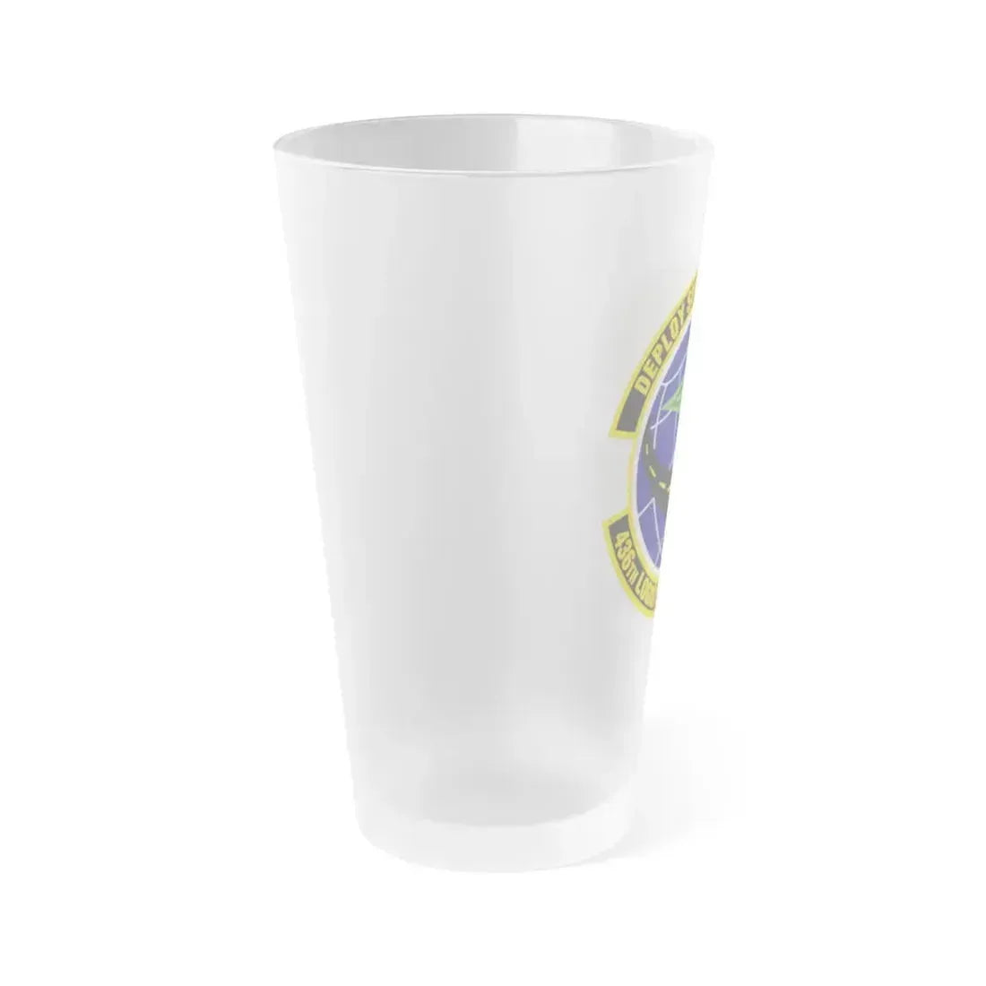 436th Logistics Readiness Squadron (U.S. Air Force) Frosted Pint Glass 16oz - Go Mug Yourself