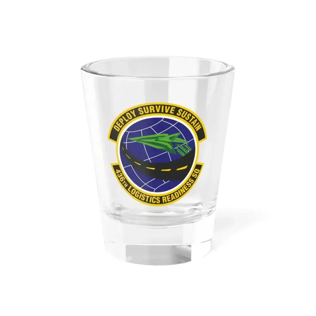 436th Logistics Readiness Squadron (U.S. Air Force) Shot Glass 1.5oz 1.5oz - Go Mug Yourself