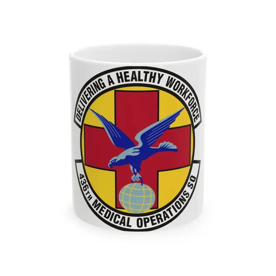 436th Medical Operations Squadron (U.S. Air Force) White Coffee Mug 11oz - Go Mug Yourself