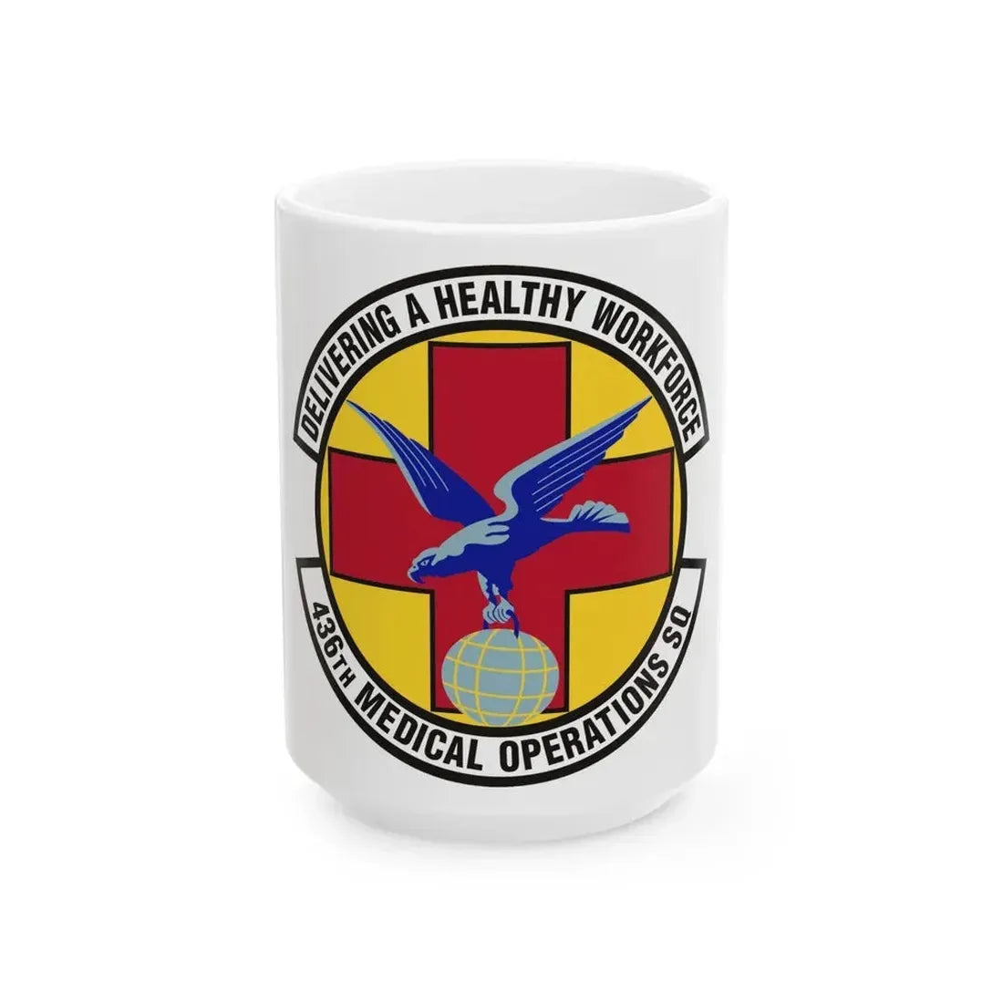 436th Medical Operations Squadron (U.S. Air Force) White Coffee Mug 15oz - Go Mug Yourself