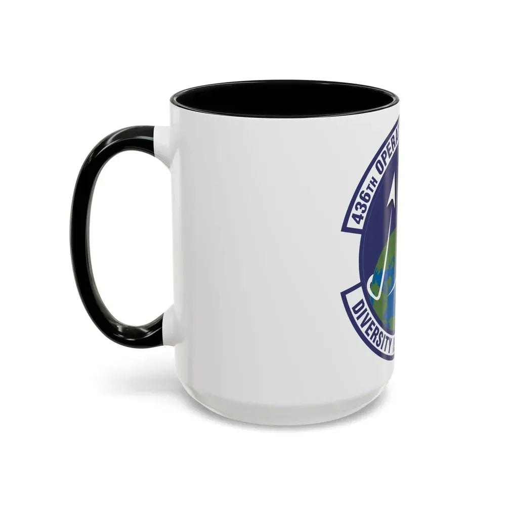 436th Operations Support Squadron (U.S. Air Force) Accent Coffee Mug - Go Mug Yourself