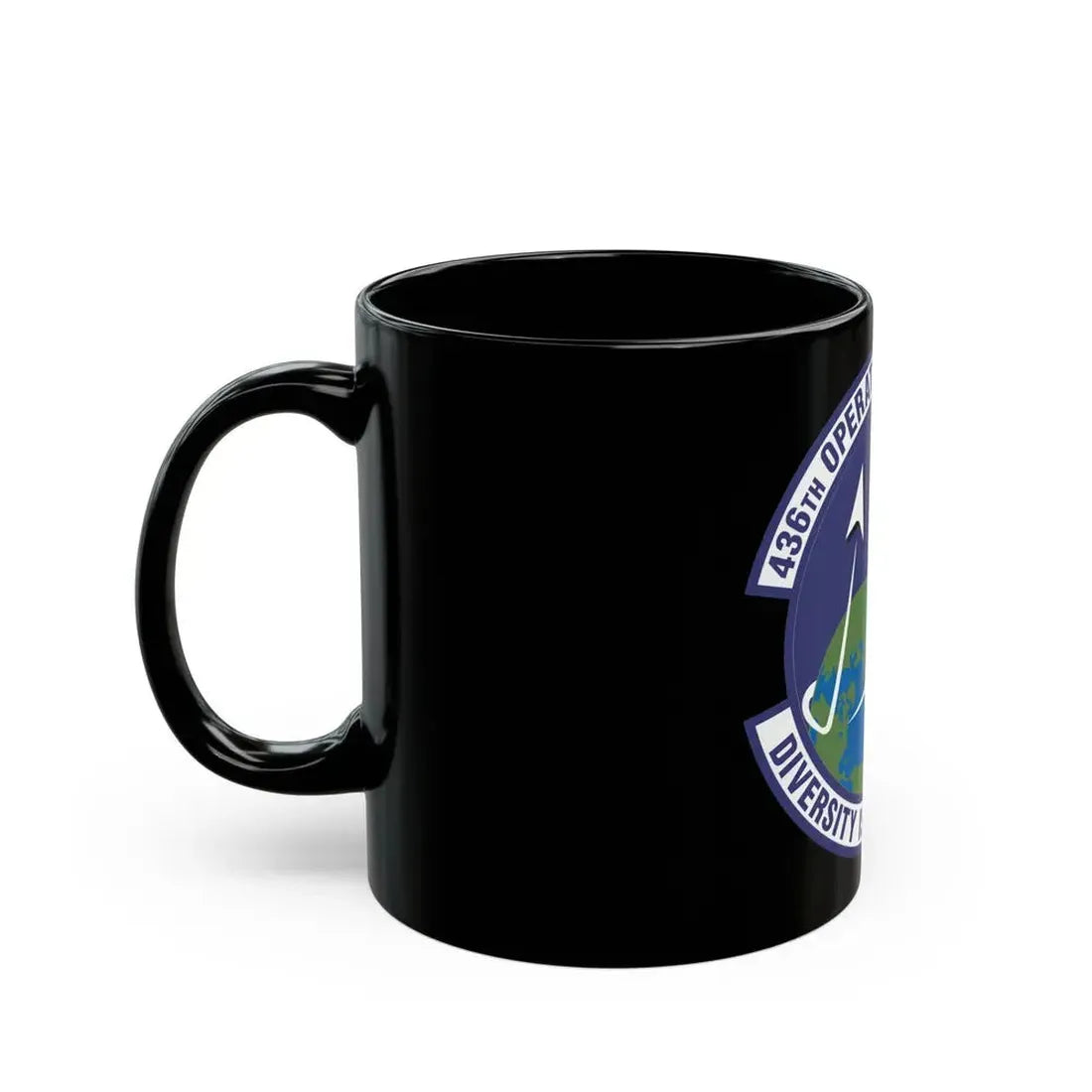 436th Operations Support Squadron (U.S. Air Force) Black Coffee Mug - Go Mug Yourself