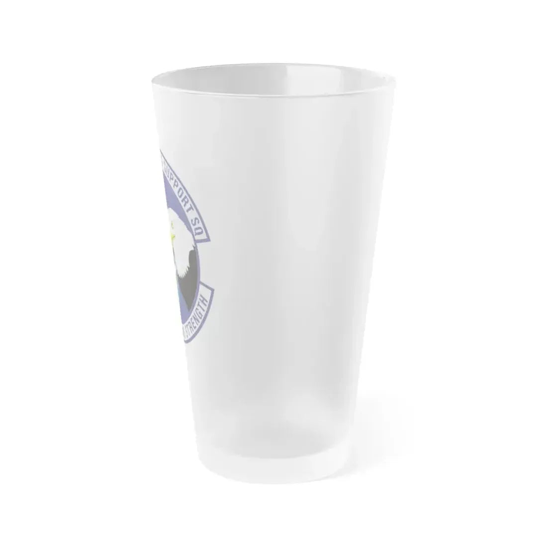 436th Operations Support Squadron (U.S. Air Force) Frosted Pint Glass 16oz - Go Mug Yourself