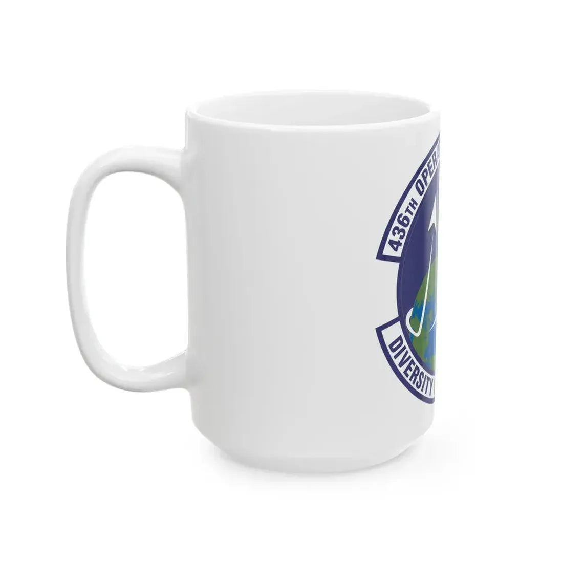 436th Operations Support Squadron (U.S. Air Force) White Coffee Mug - Go Mug Yourself