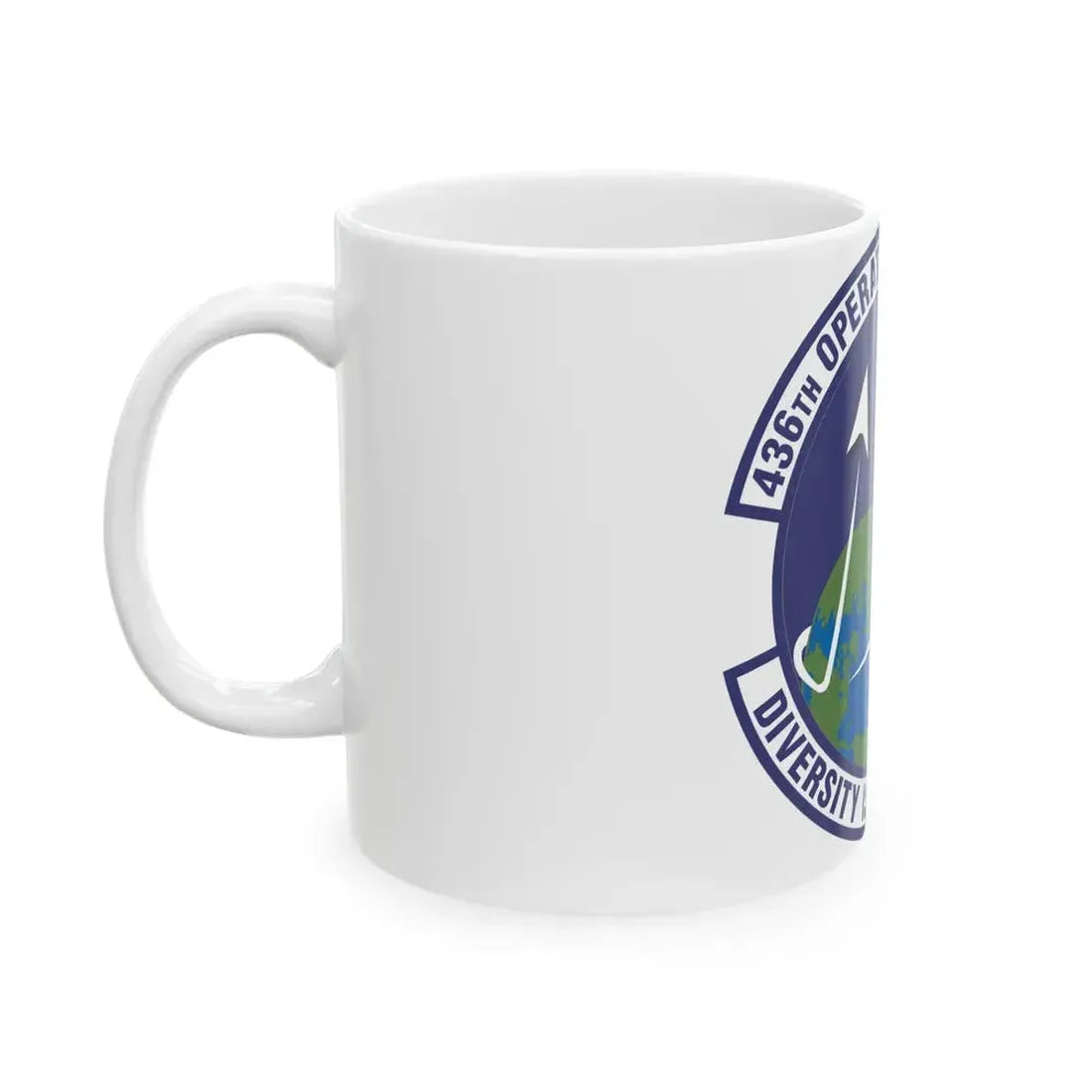 436th Operations Support Squadron (U.S. Air Force) White Coffee Mug - Go Mug Yourself