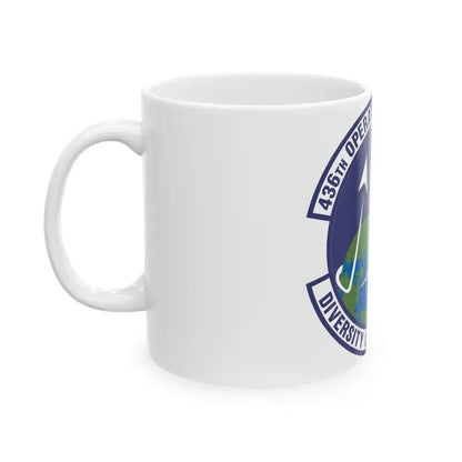 436th Operations Support Squadron (U.S. Air Force) White Coffee Mug - Go Mug Yourself
