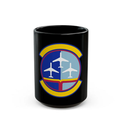 437 Operations Support Squadron AMC (U.S. Air Force) Black Coffee Mug-15oz-Go Mug Yourself