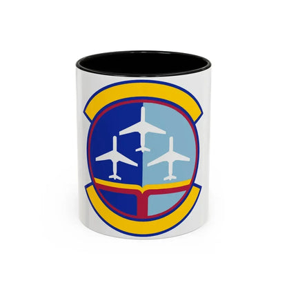 437 Operations Support Squadron AMC (U.S. Air Force) Accent Coffee Mug 11oz Black - Go Mug Yourself
