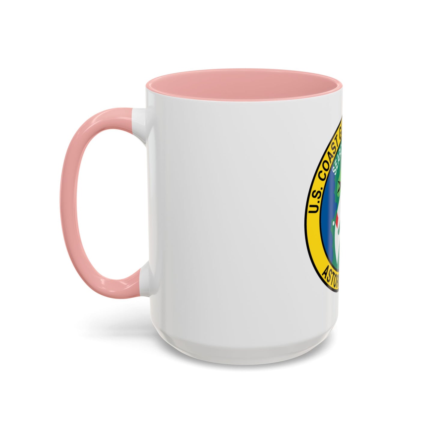 USCG Air Station Astoria (U.S. Coast Guard) Accent Coffee Mug