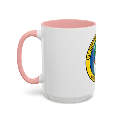 USCG Air Station Astoria (U.S. Coast Guard) Accent Coffee Mug