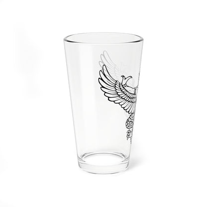 Thai government Garuda emblem Version 4 (Thailand) (Coat of Arms) Pint Glass 16oz