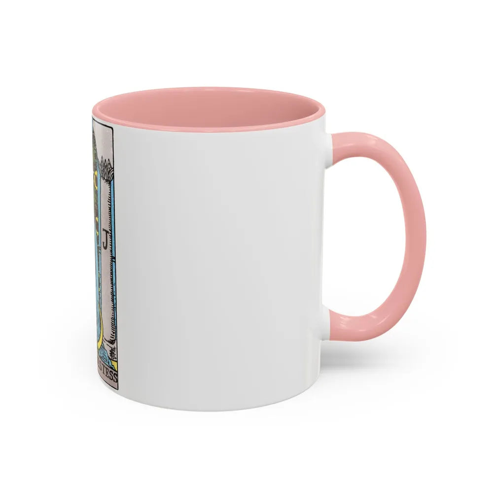 The High Priestess (Tarot Card) Accent Coffee Mug-Go Mug Yourself