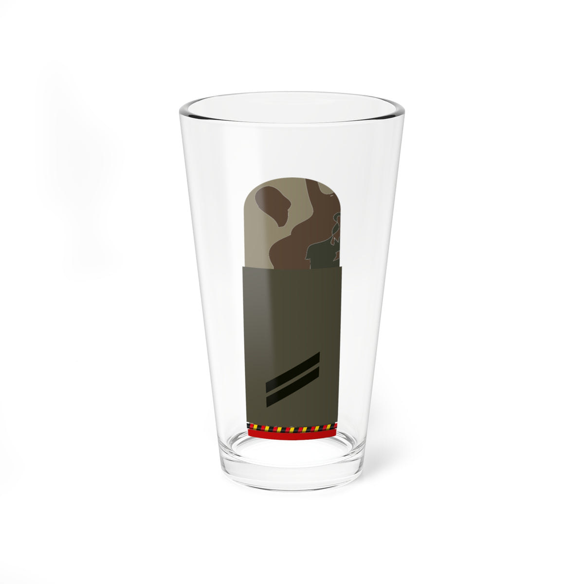 HA OS3 13 Obergefreiter d.R. Art L (Germany) (Military Rank) Pint Glass 16oz