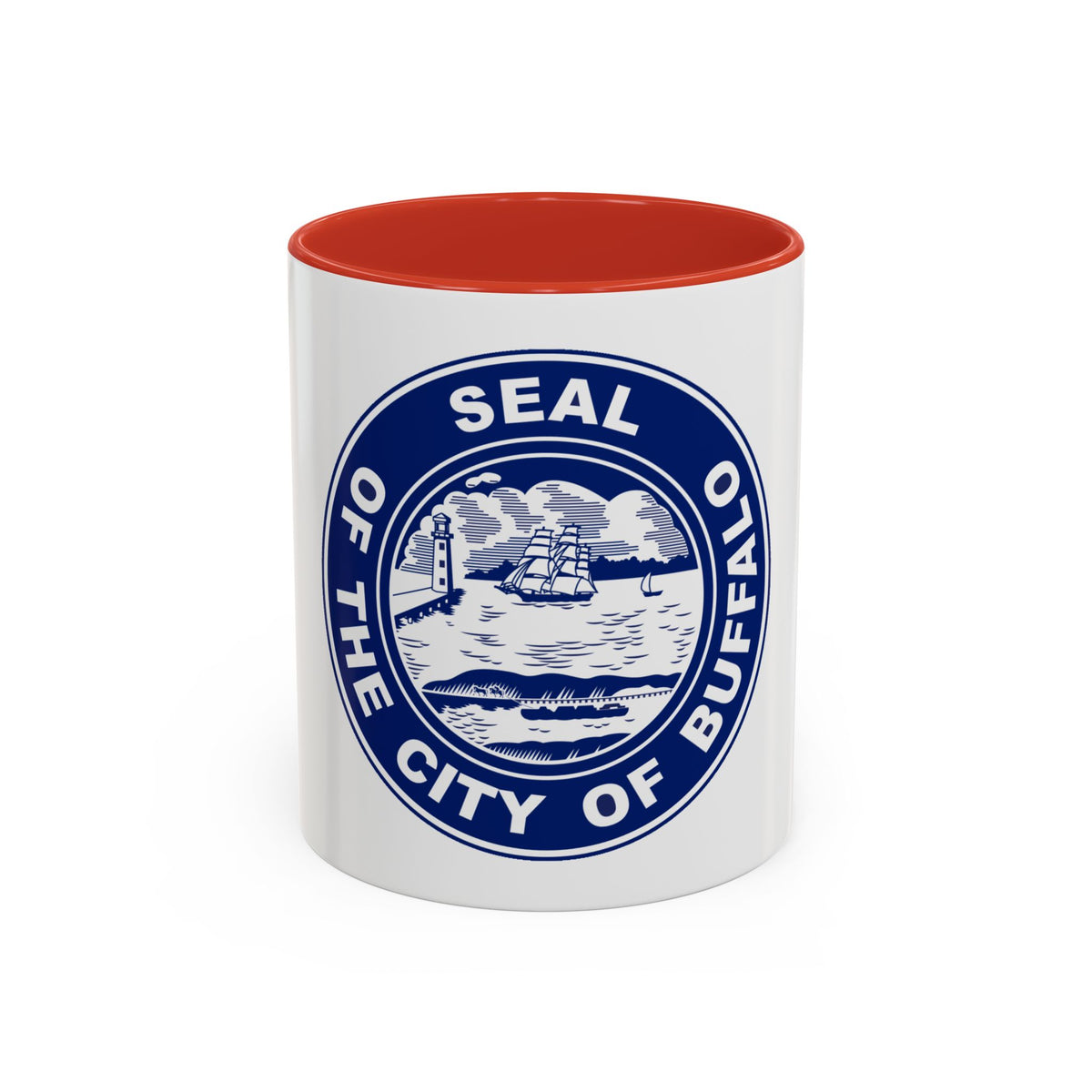 Seal of Buffalo New York - Accent Coffee Mug