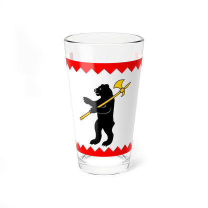 Flag of Maloyaroslavets Kaluga oblast (Russia) Pint Glass 16oz