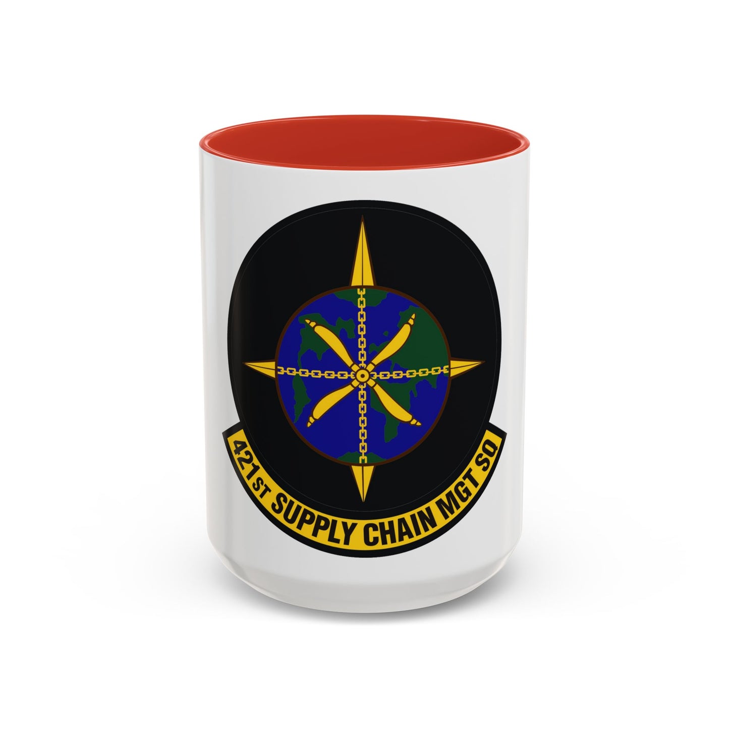 421st Supply Chain Management Squadron (U.S. Air Force) Accent Coffee Mug