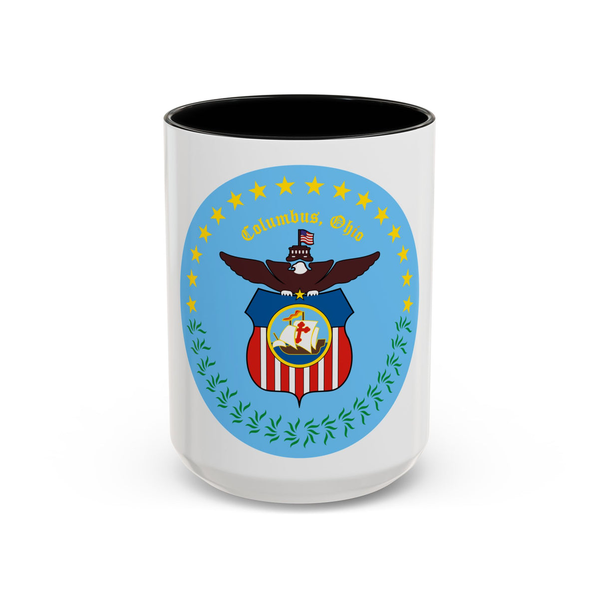 Seal of Columbus Ohio - Accent Coffee Mug