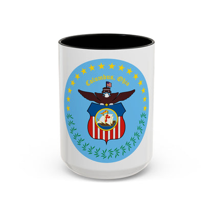 Seal of Columbus Ohio - Accent Coffee Mug