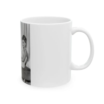 Debra Paget #458 (Vintage Female Icon) White Coffee Mug-Go Mug Yourself