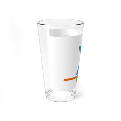 Flag of Yonne France - Pint Glass 16oz