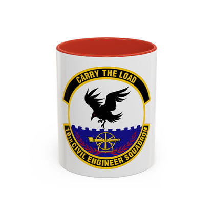 19 Civil Engineer Squadron AMC (U.S. Air Force) Accent Coffee Mug