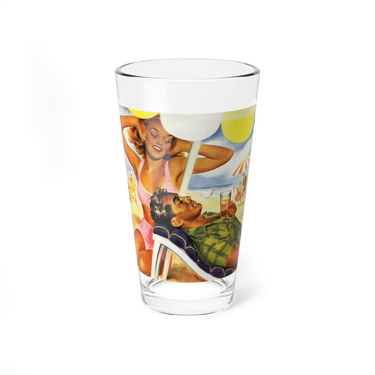 He Was The Genius, Collier's magazine, 1946 - Pint Glass 16oz