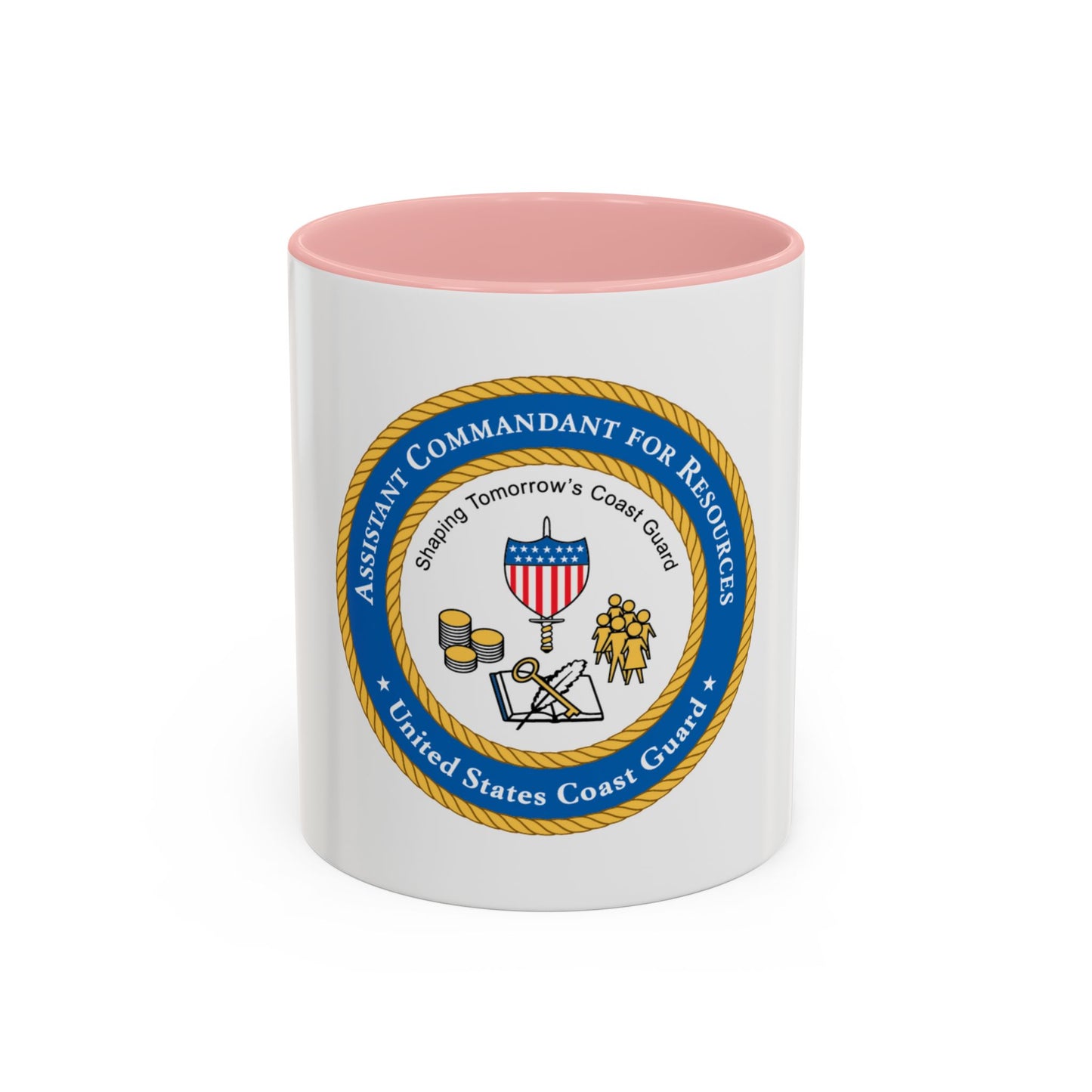 USCG Asst Commandant for Resources (U.S. Coast Guard) Accent Coffee Mug
