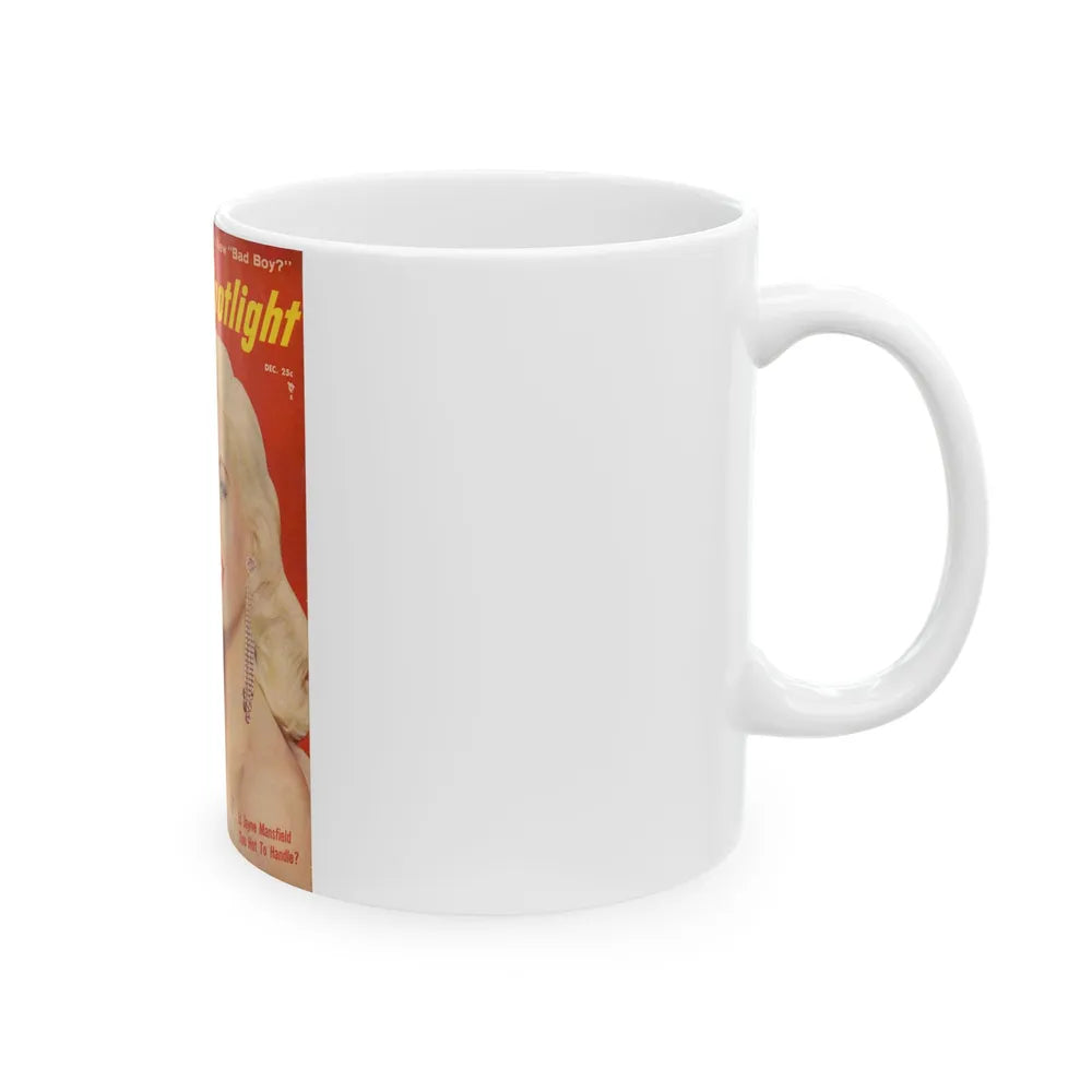 Jayne Mansfield #136 - Mag. Cover (Vintage Female Icon) White Coffee Mug-Go Mug Yourself