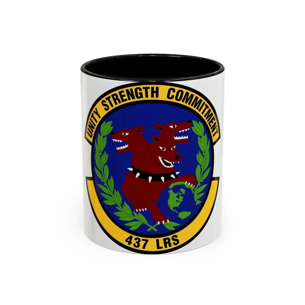 437th Logistics Readiness Squadron (U.S. Air Force) Accent Coffee Mug 11oz Black - Go Mug Yourself