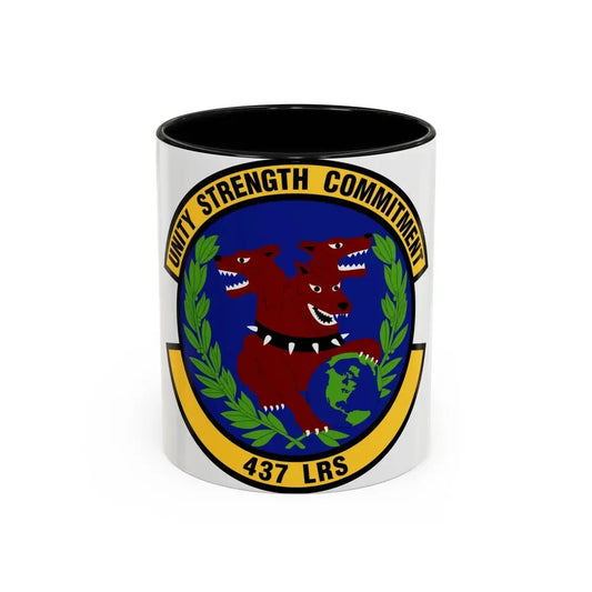 437th Logistics Readiness Squadron (U.S. Air Force) Accent Coffee Mug 11oz Black - Go Mug Yourself