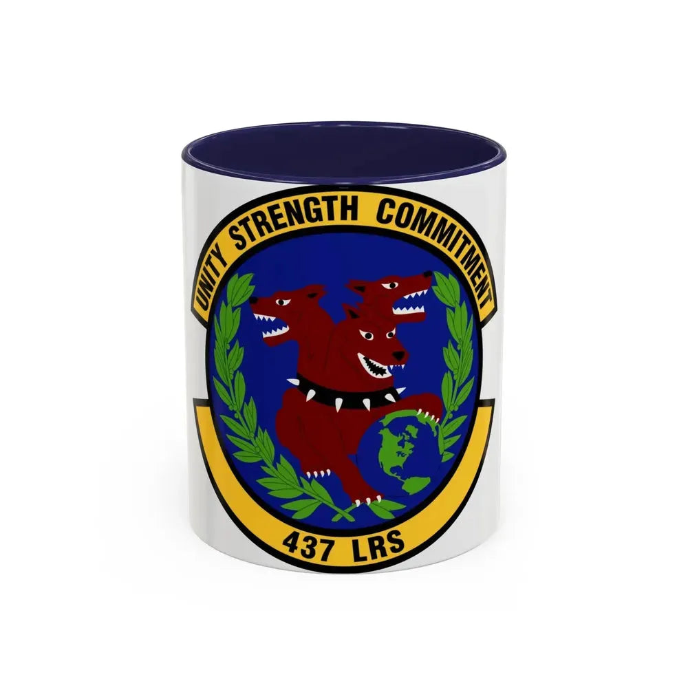 437th Logistics Readiness Squadron (U.S. Air Force) Accent Coffee Mug 11oz Navy - Go Mug Yourself