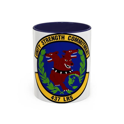 437th Logistics Readiness Squadron (U.S. Air Force) Accent Coffee Mug 11oz Navy - Go Mug Yourself
