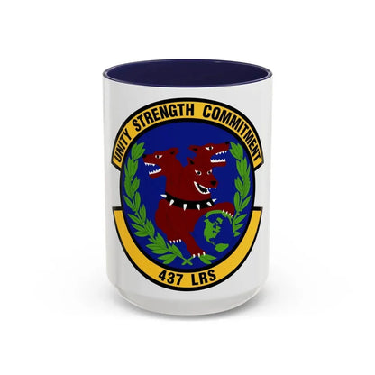 437th Logistics Readiness Squadron (U.S. Air Force) Accent Coffee Mug 15oz Navy - Go Mug Yourself