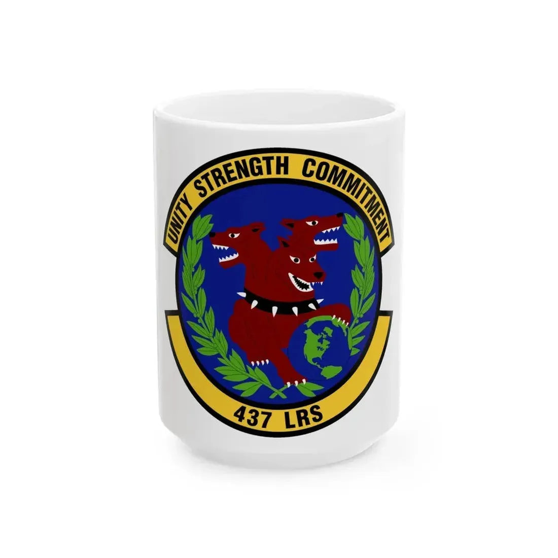 437th Logistics Readiness Squadron (U.S. Air Force) White Coffee Mug 15oz - Go Mug Yourself
