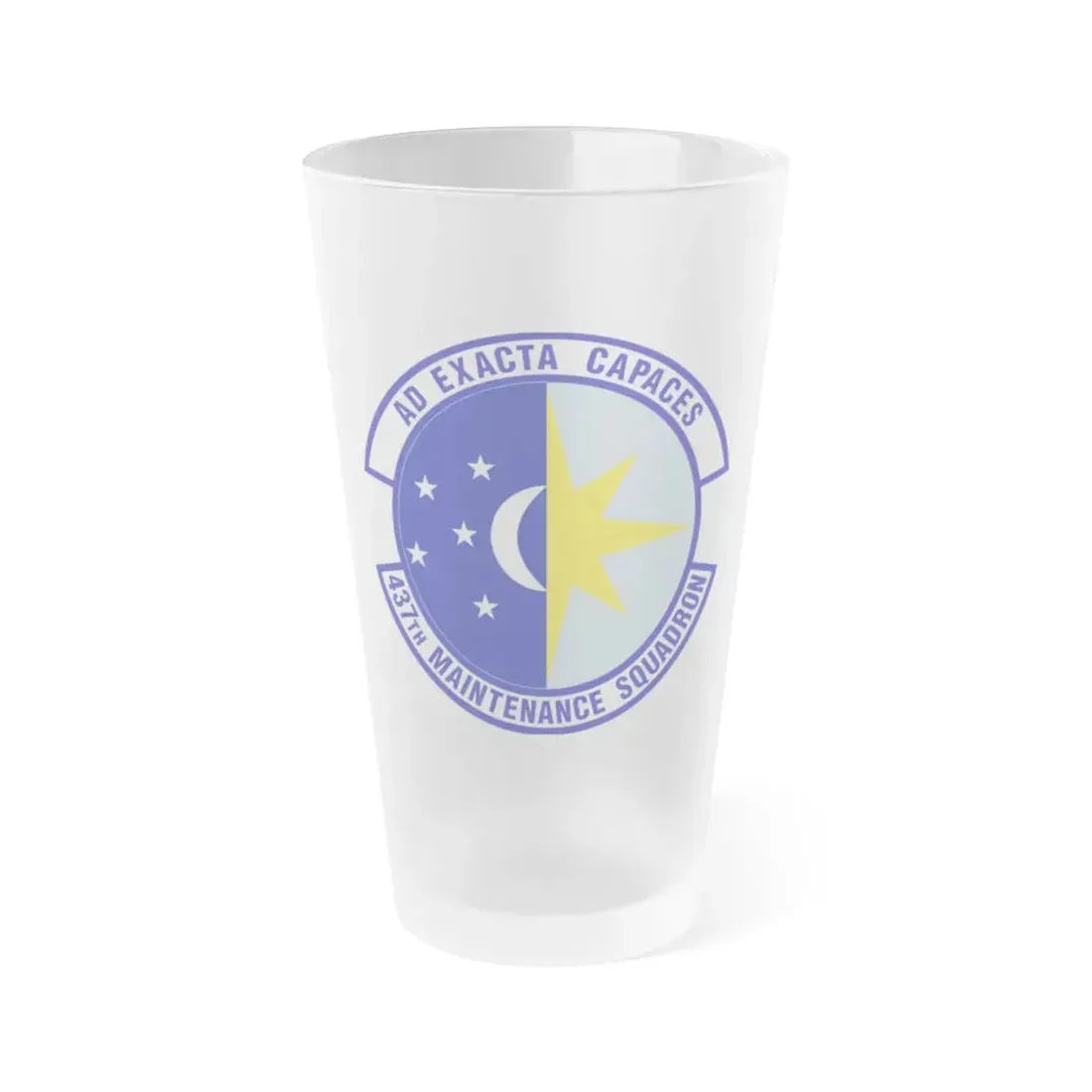 437th Maintenance Squadron (U.S. Air Force) Frosted Pint Glass 16oz 16oz Frosted - Go Mug Yourself