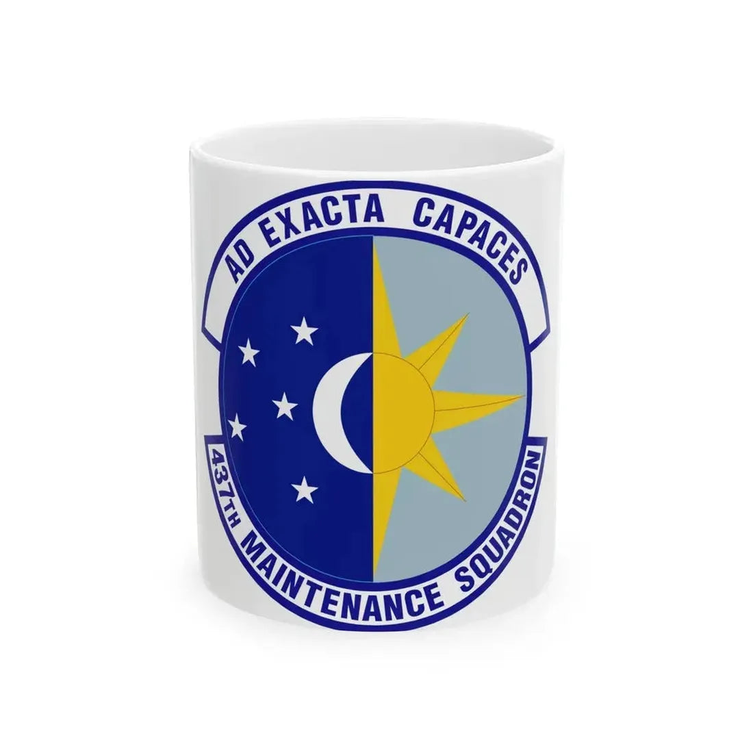 437th Maintenance Squadron (U.S. Air Force) White Coffee Mug 11oz - Go Mug Yourself