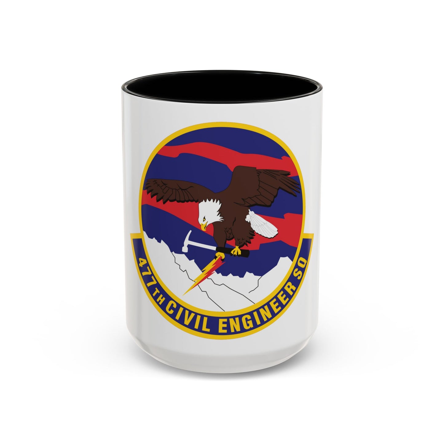 477th Civil Engineer Squadron (U.S. Air Force) Accent Coffee Mug