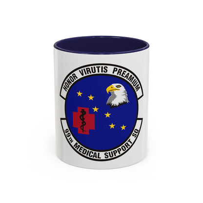99th Medical Support Squadron (U.S. Air Force) Accent Coffee Mug