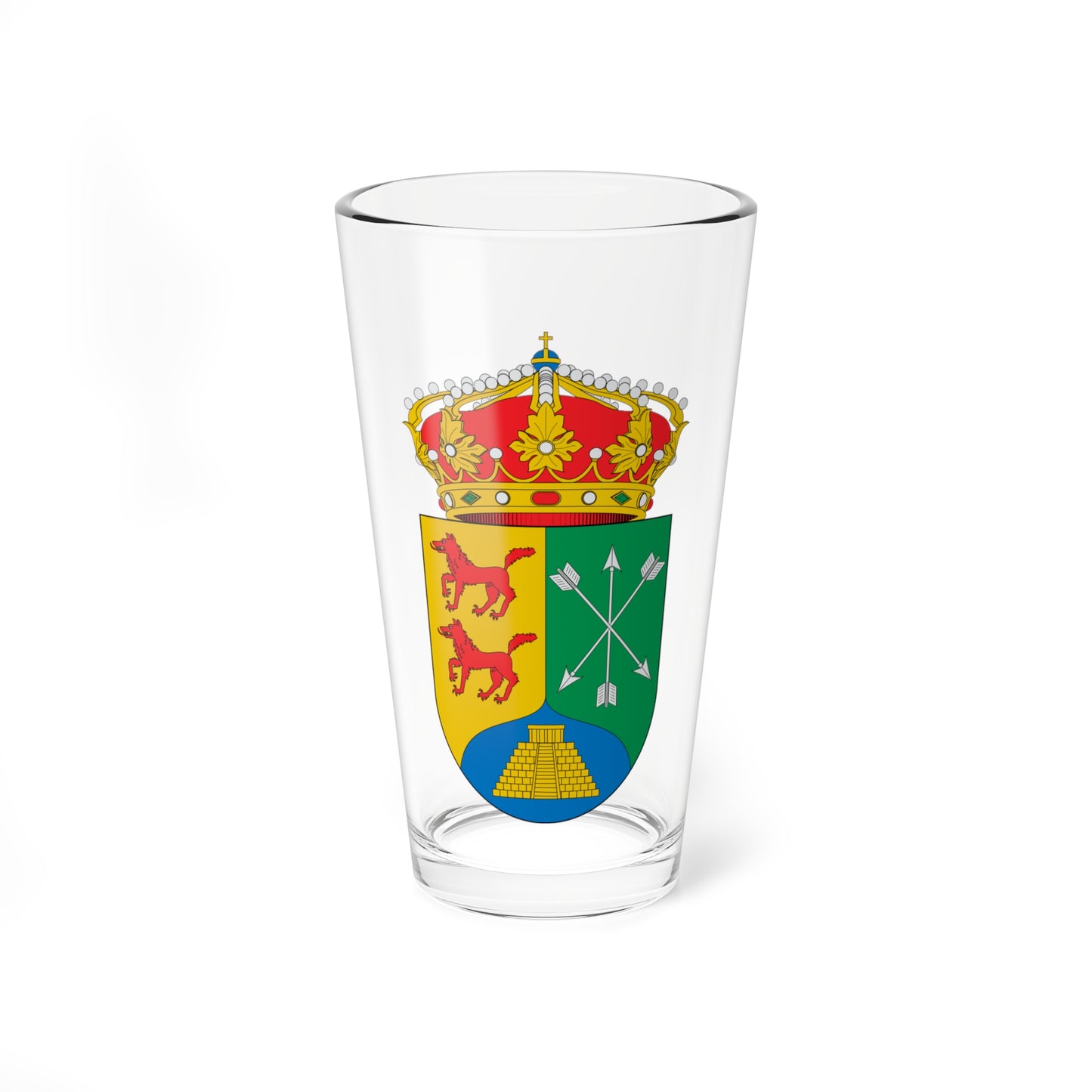 Escudo de Abarca de Campos (Spain) (Coat of Arms) Pint Glass 16oz