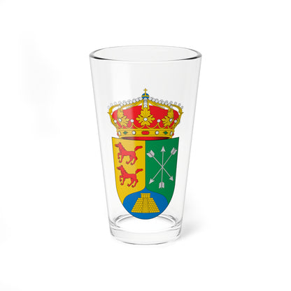 Escudo de Abarca de Campos (Spain) (Coat of Arms) Pint Glass 16oz