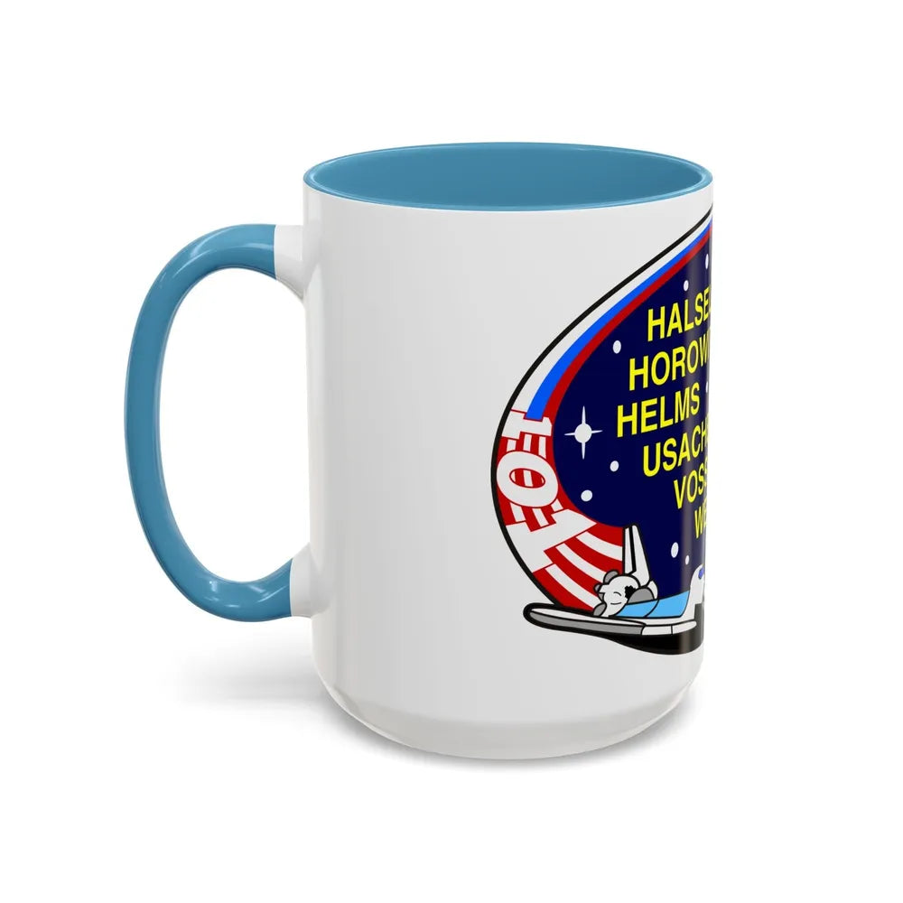 STS 101 (NASA) Accent Coffee Mug-Go Mug Yourself