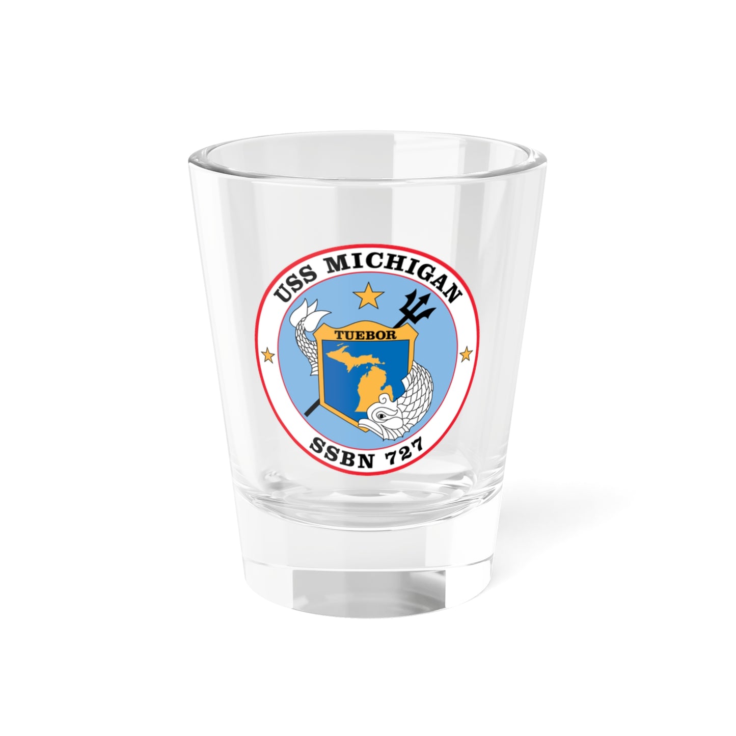 USS Michigan SSBN 727 (U.S. Navy) Shot Glass 1.5oz