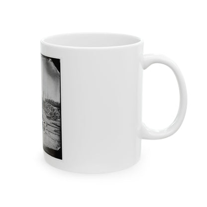 Broadway Landing, Appomattox River, Virginia. Park Of Artillery (U.S. Civil War) White Coffee Mug