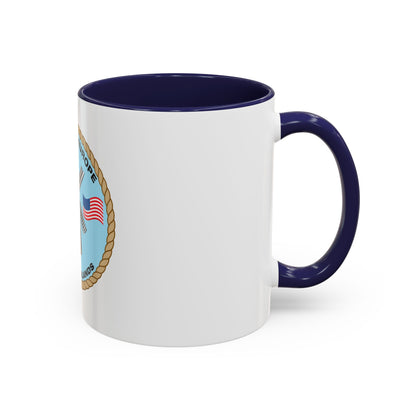 USCG Activities Europe the Netherlands (U.S. Coast Guard) Accent Coffee Mug
