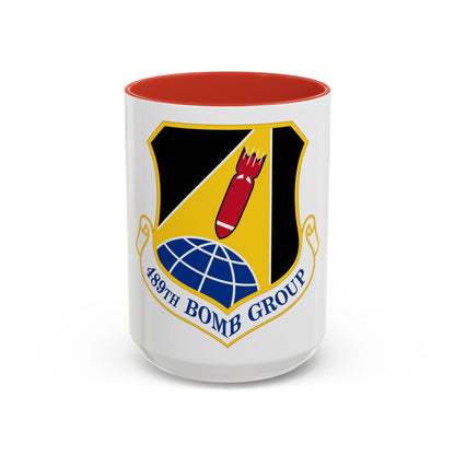 489 Bomb Group AFRC (U.S. Air Force) Accent Coffee Mug