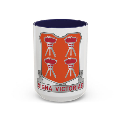 447 Signal Battalion (U.S. Army) Accent Coffee Mug