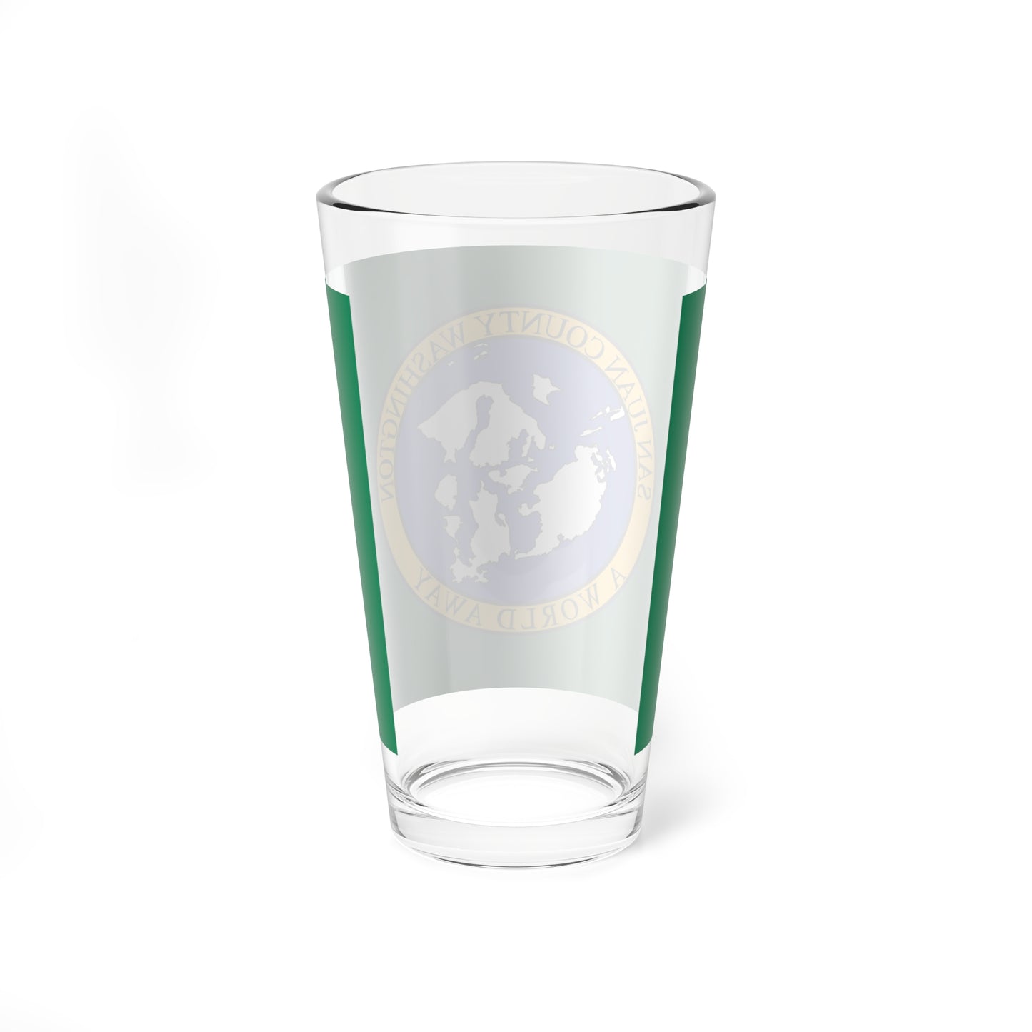 Flag of San Juan County Washington (United States) Pint Glass 16oz