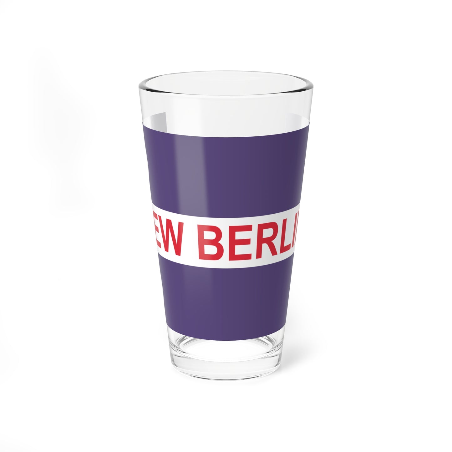 Flag of New Berlin Wisconsin (United States) Pint Glass 16oz