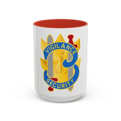 113 Military Intelligence Group (U.S. Army) Accent Coffee Mug